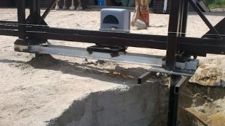 Купить сваи для ворот в Магадан. Заказать ворота на сваях под ключ от 21544 руб